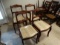 4 Rose Chairs