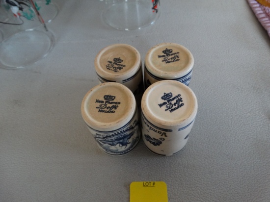 Delft Shot Glasses (pottery)