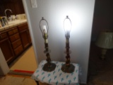 Brass Colored Lamps (2)