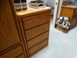 4 Drawer Oak Dresser