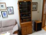 Oak Stereo Cabinet