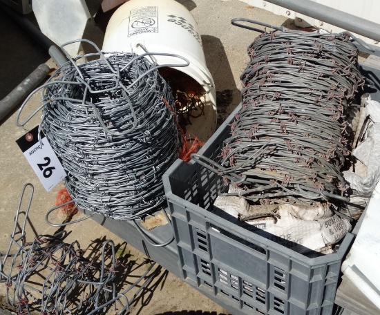 2 Spools Barbed Wire