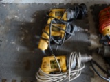 (3) DeWalt Drills