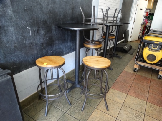 (2) Sets of Bistro Tables and Chairs