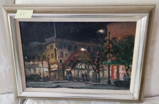 Signed Ken Baxter Oil on Canvas