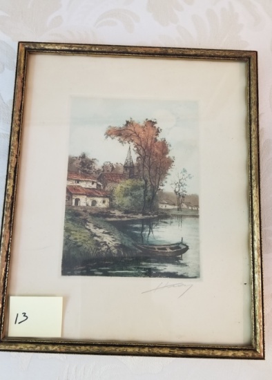 Original Signed Etching