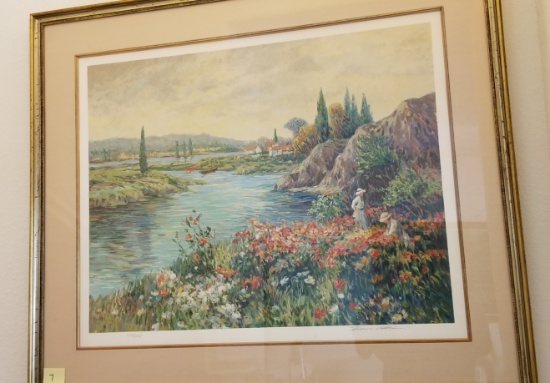 Signed Henri Plisson Lithograph