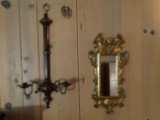 Wall Sconce & Mirror