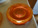 (6 ) Pieces of Carnival Glass