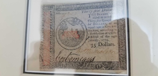 United States Continental Currency (35.00)