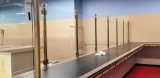 Glass Dividers Brass Rails