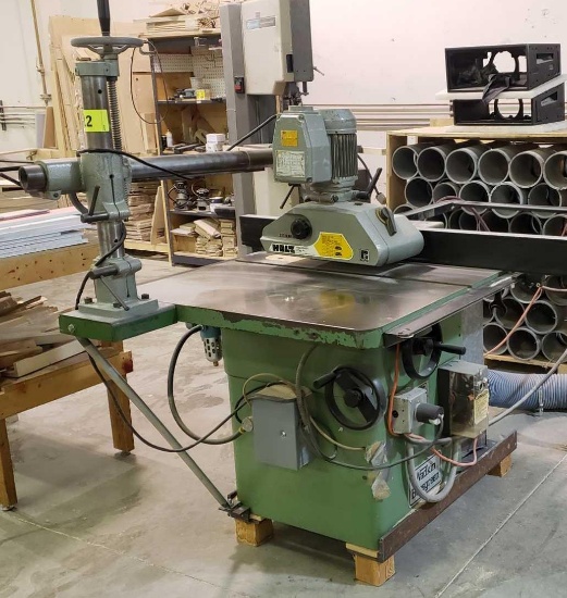 Wadkin Bursgreen Table Saw and a Holz Power Feeder