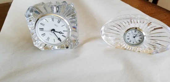 MIKASA and Waterford Clocks