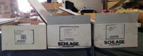 Schlage Commercial Lever Locks - Passage Latch (2) and Other (1)