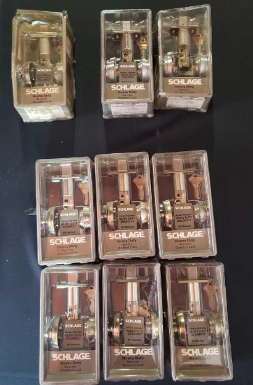 SCHLAGE Deadbolts - Various Models (9 count)