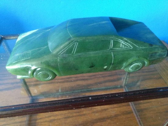 Jadeite FERRARI Car in Glass Case