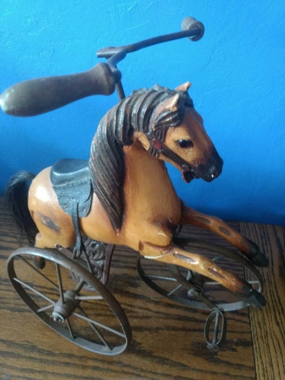 VINTAGE Horse Tricycle