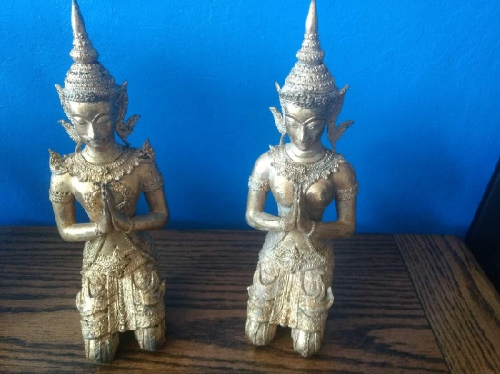 Antique Brass TEPPANOM ANGELS Guardians