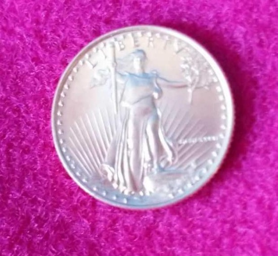 1986 5.00 U.S. GOLD Coin , 3.4 grams
