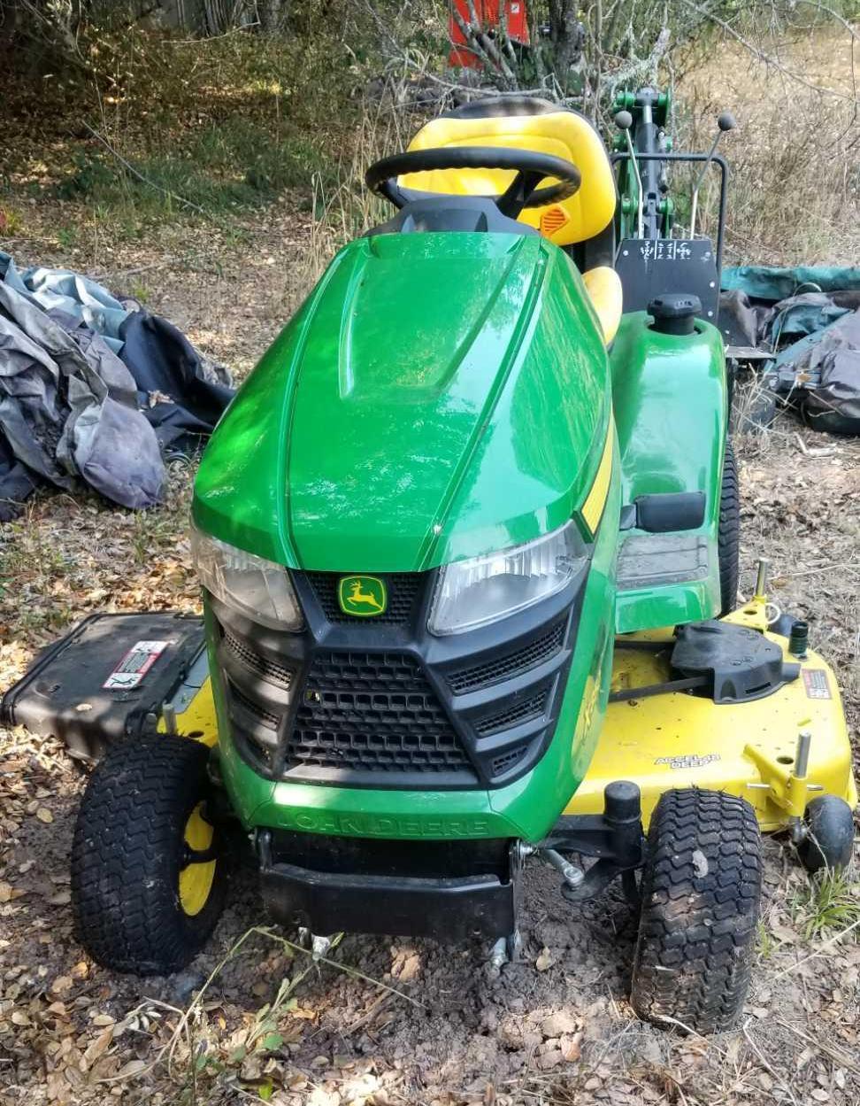 John Deere X350 Lawn Tractor with 48 in Deck Proxibid