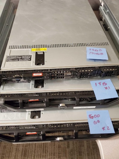 Three Dell Server Modules