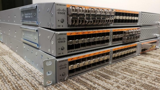 (3) Cisco Nexus 5548UP Switch