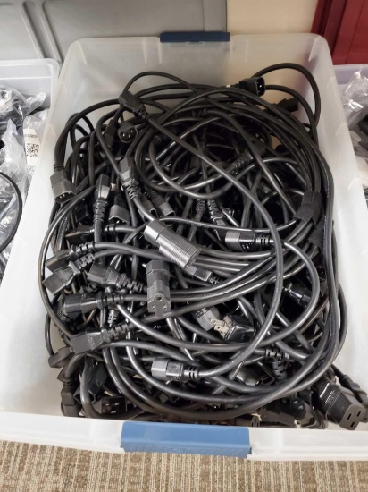 Bin of Power Cables
