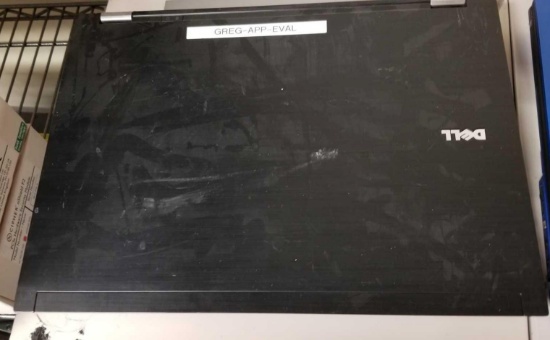 Dell Latitude E6500 Laptop and Contents of Cabinet