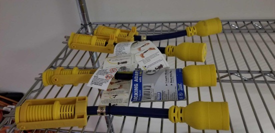 Shelf of Locking Adaptors