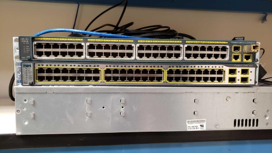 Bosch Video Recorder, Cisco Catalyst 2960 PoE-48, Cisco Catalyst 3750G, Netgear N300