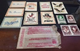 1960 Fleer Baseball Team Logo Decals