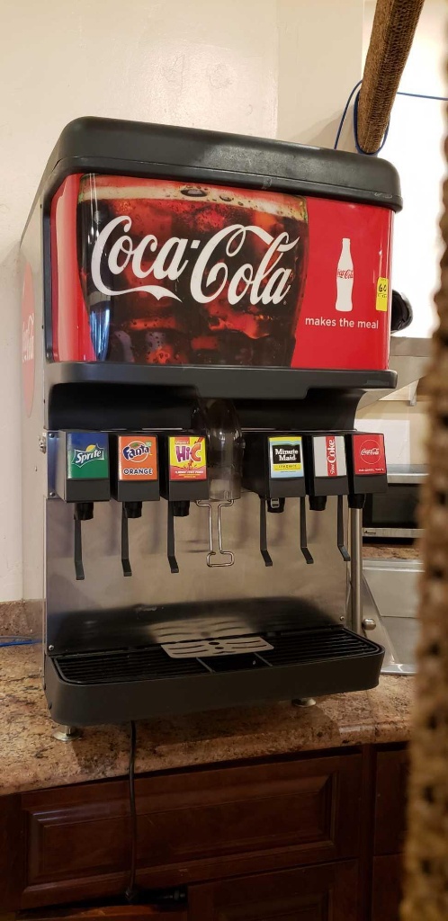 6 head soda fountain machine