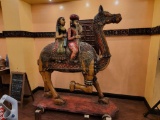 HUGE ROYAL INDIAN CAMEL WITH 2 PASSENGERS