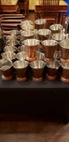 LARGE LOT OF COPPER DISHES