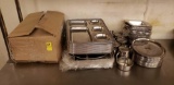 GROUP LOT OF STAINLESS STEEL DISHES