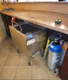 UNDERCABINET SINK AND SODA GUN/DISPENSER