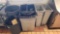 9 ASSORTED TRASH CANS