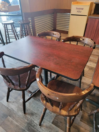 TABLE AND 4 CHAIRS