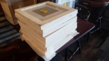 10 9x9 WHITE PICTURE FRAMES