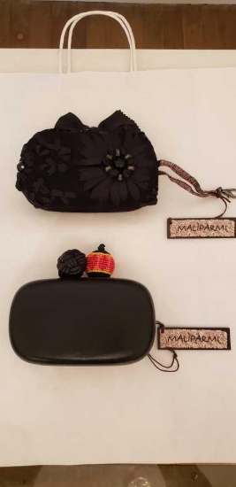 BLACK MALIPARMI CLUTCHES