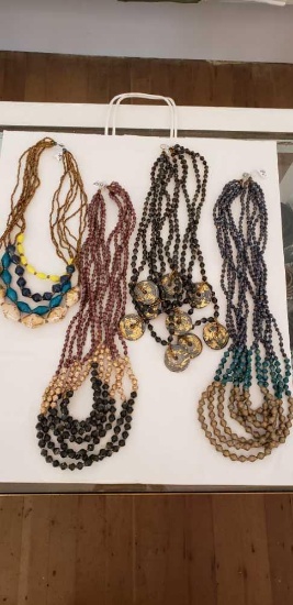 BEADED NECKLACES