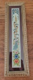 VINTAGE PRINT ON INLAY FRAME