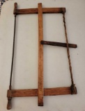 ANTIQUE TURNING BOW SAW