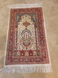 SILK PERSIAN PRAYER RUG
