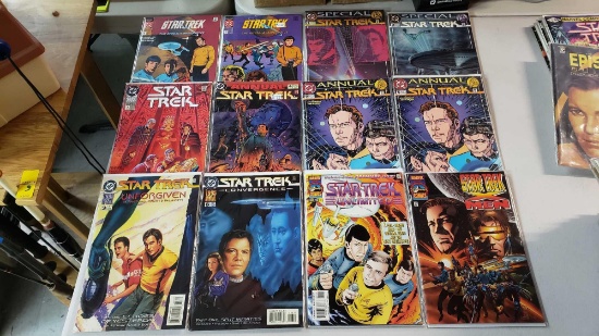 DC AND MARVEL STAR TREK COMICS