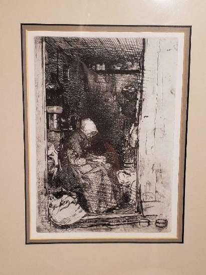 La Vielle Aux Logues Framed Print