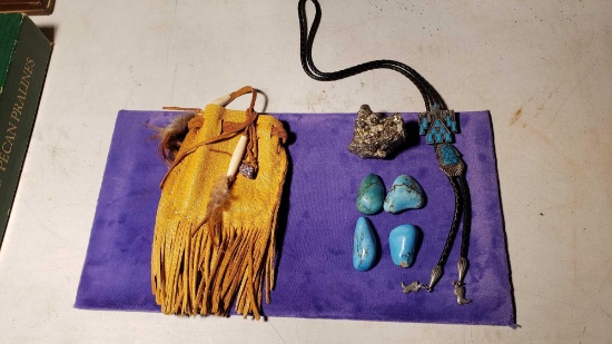 Turquoise Pendant and Stone Collection