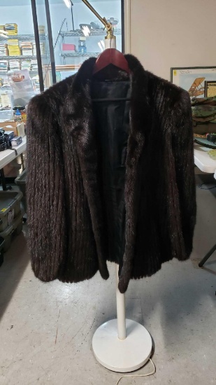 BROWN MINK COAT