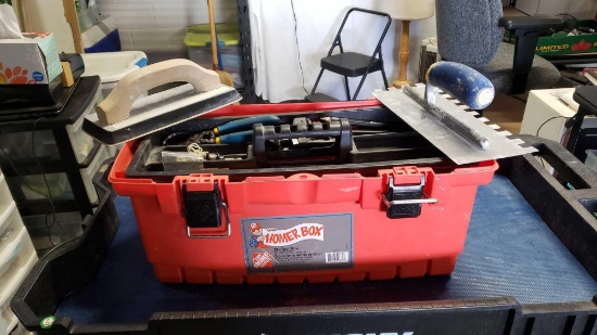 Home Depot Tool Box with Contents