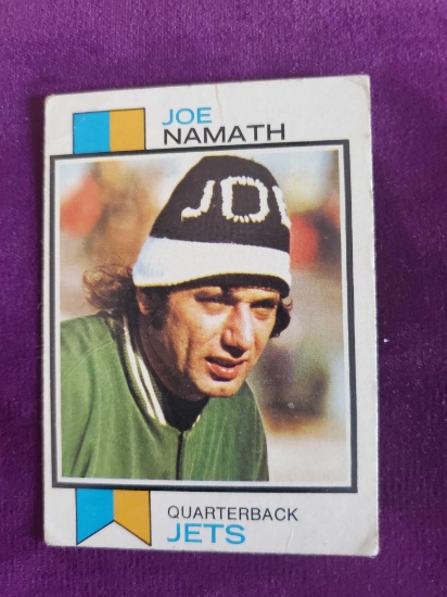 JOE NAMATH ERROR CARD